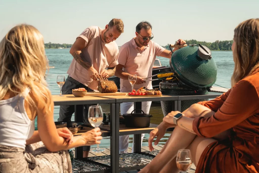 Cocinando con un Big Green Egg