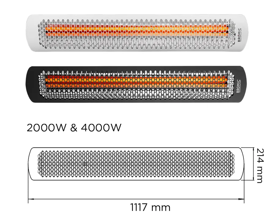 Bromic Tungsten Electric 2000 y 4000 W