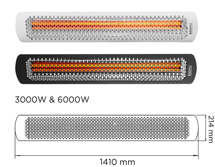 Bromic Tungsten Electric 3000 y 6000 W