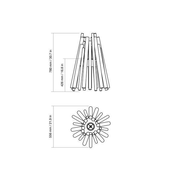 Fire pit EcoSmart Stix